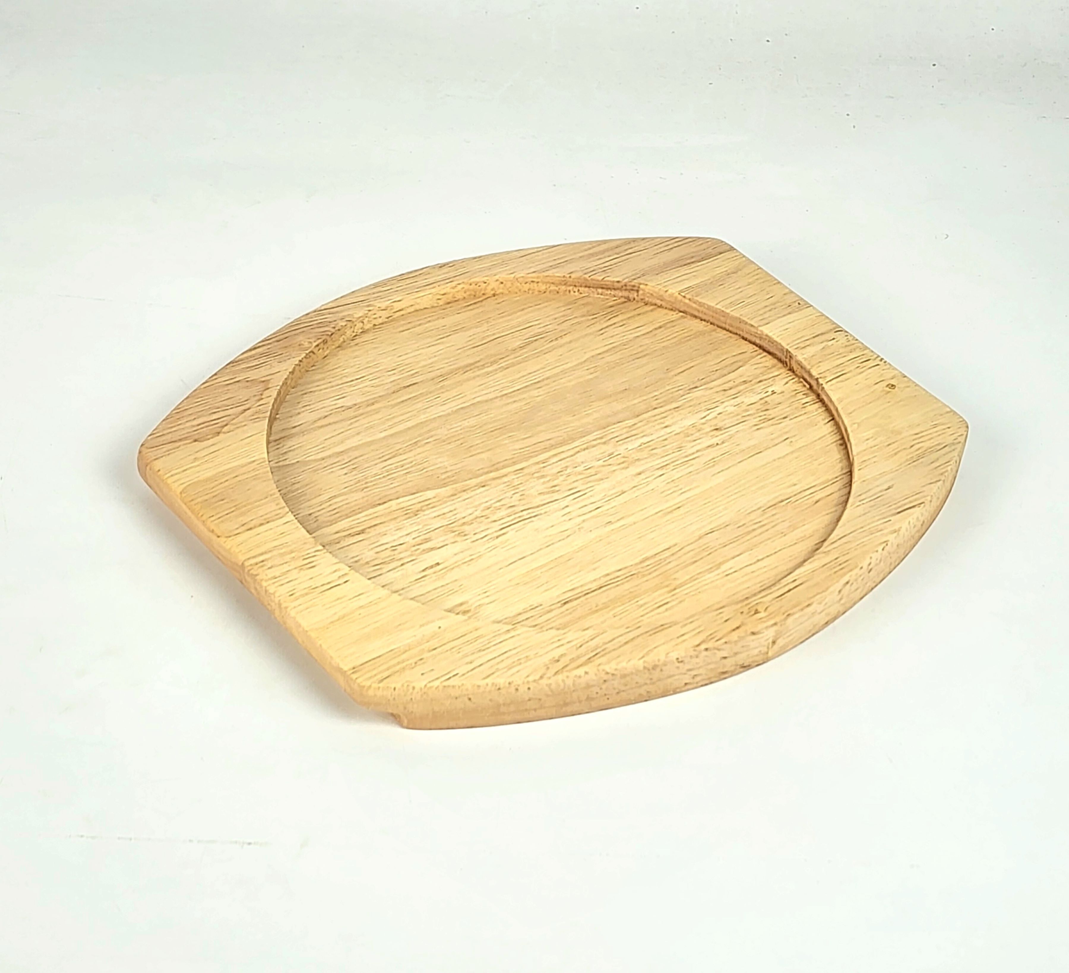 MINIWOOD จานรองกระทะ จานไม้ Wooden plate