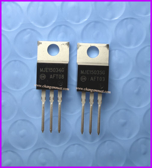 MJE15034G MJE15035G 350V 4A ทรานซิสเตอร์ สินค้าคู่ละ แท้