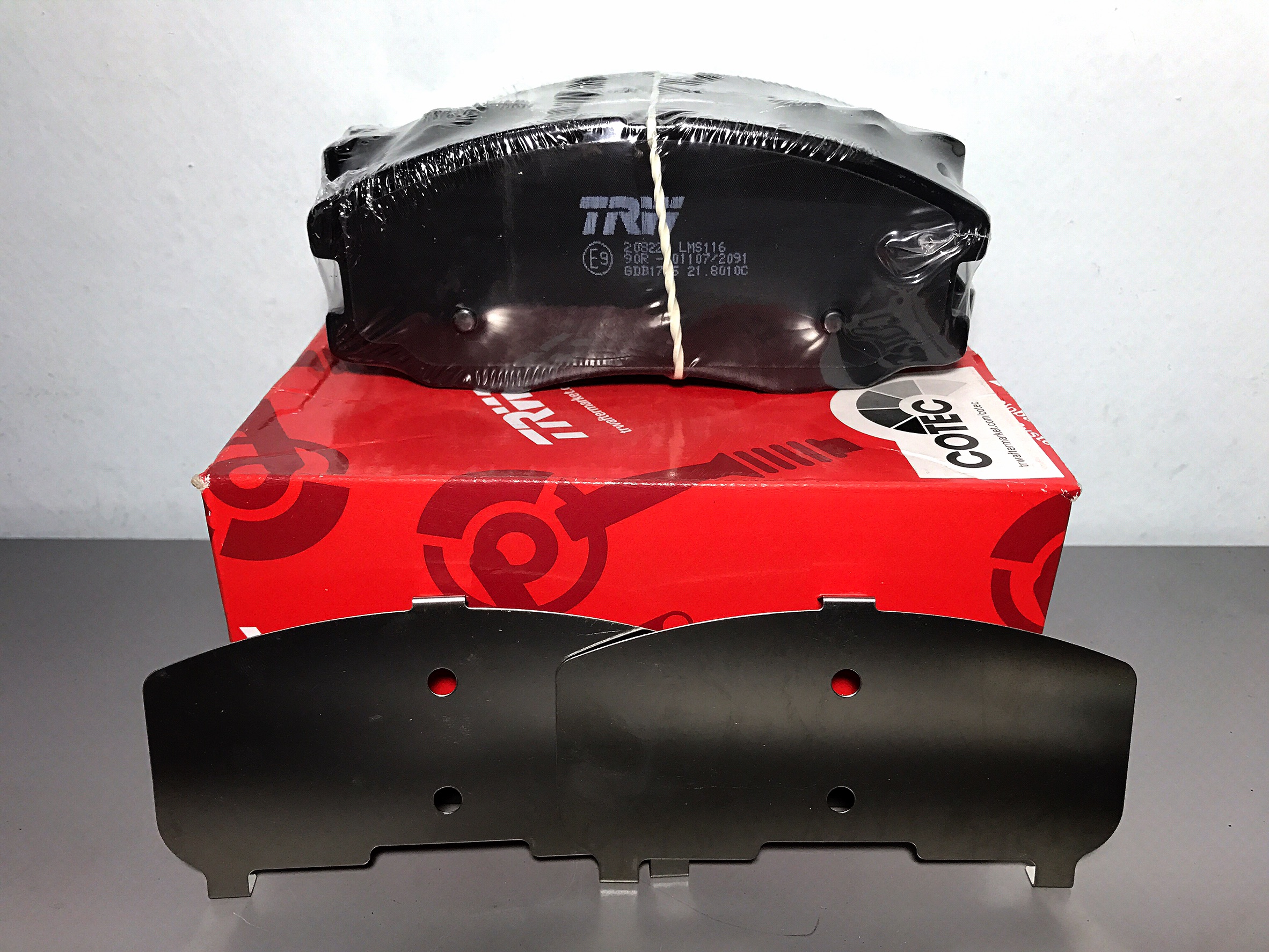 ผ้าเบรค (หน้า) Chevrolet Captiva ปี 2007 ขึ้นไป (TRW-COTEC)