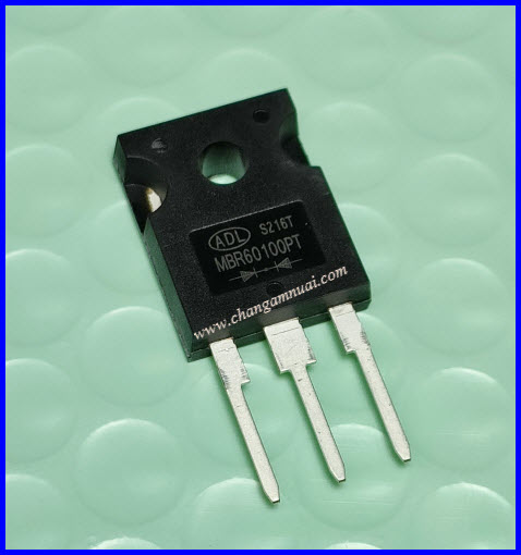 MBR60100PT ไดโอด 3 ขา 60A100V TO-247