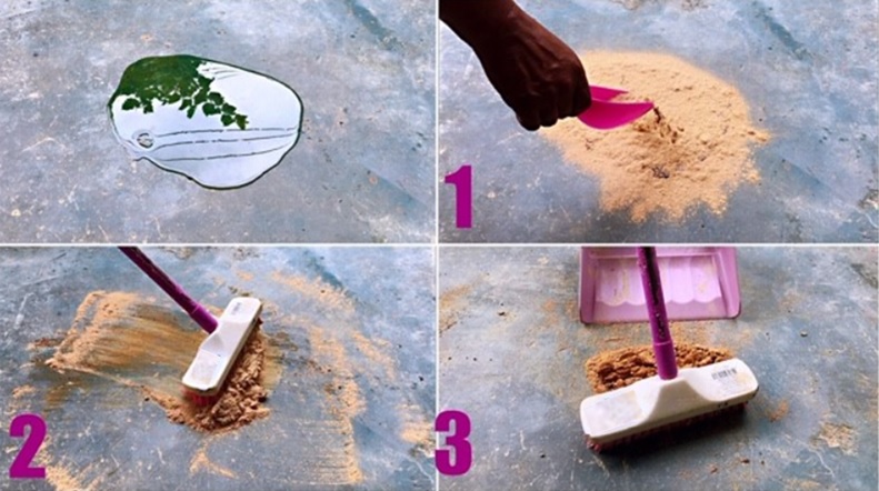 ผงดูดซับน้ำมันและสารเคมี แบบถุง 20 กก.