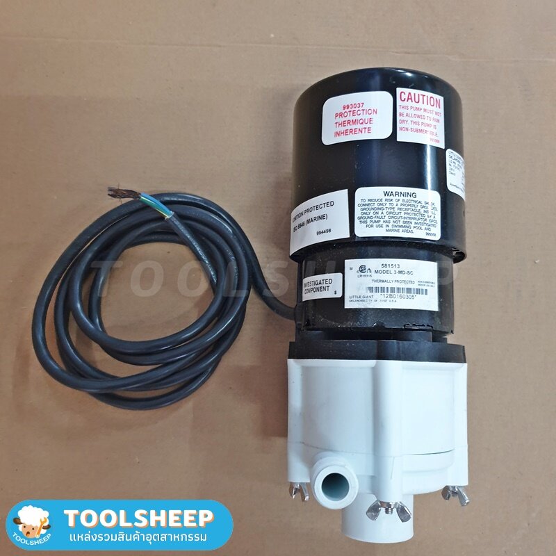 ปั๊มสารเคมี ปั๊มน้ำยาเคมี LITTLE GIANT รุ่น MD Series