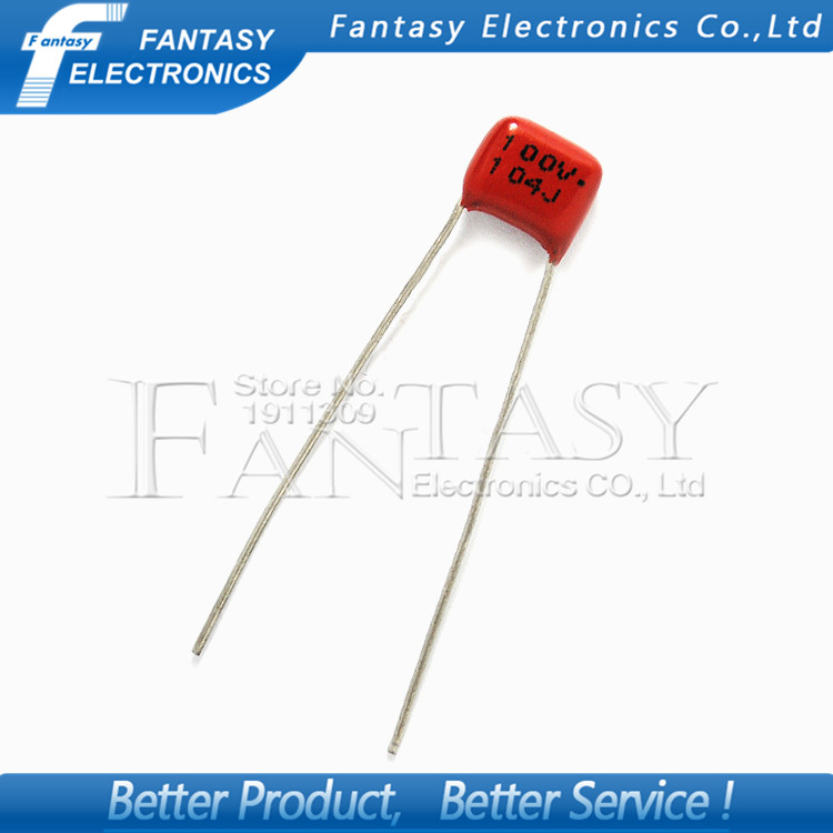 100NF 0.1UF 100V 104 Polypropylene Film Capacitor