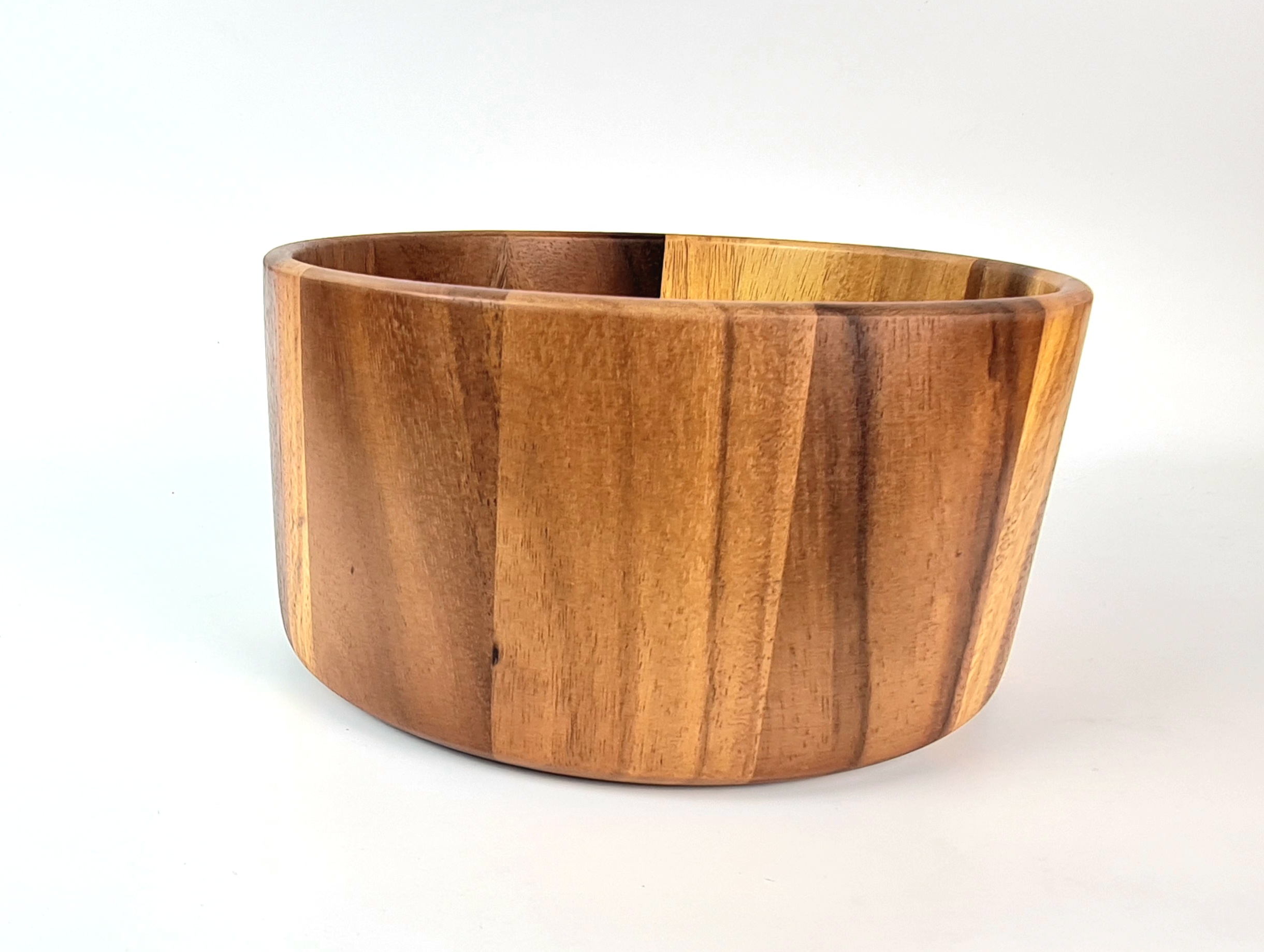 MINIWOOD ชามไม้ โบว์ลไม้ ขนาดโต 10 นิ้ว