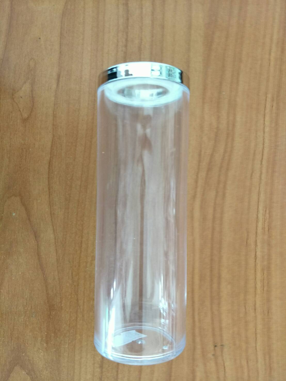Acrylic candy Bottles + silver cover