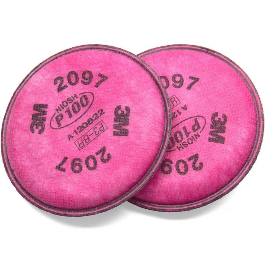 3M™ 2097 P100 แผ่นกรองอนุภาคประสิทธิภาพสูง สำหรับหน้ากากไส้กรองคู่