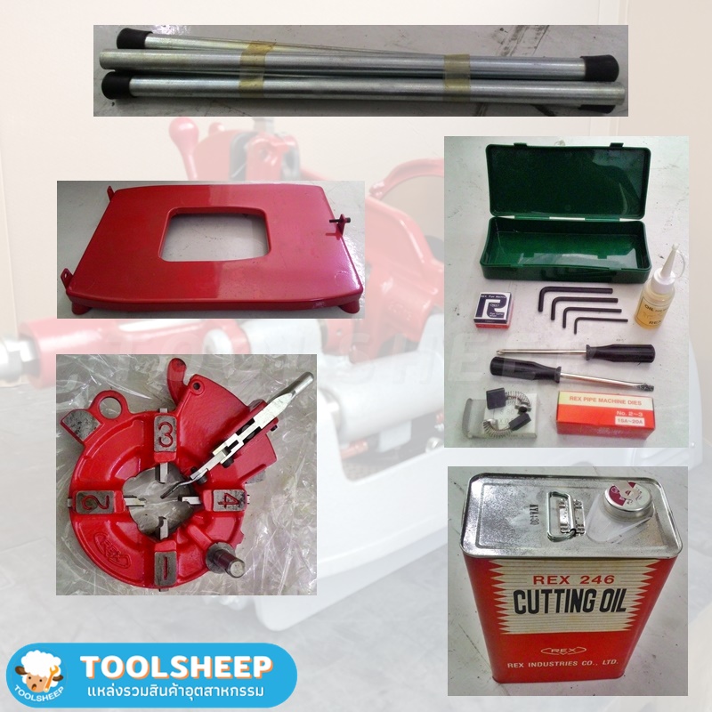 เครื่องต๊าปเกลียวไฟฟ้า REX รุ่น S80A VIII