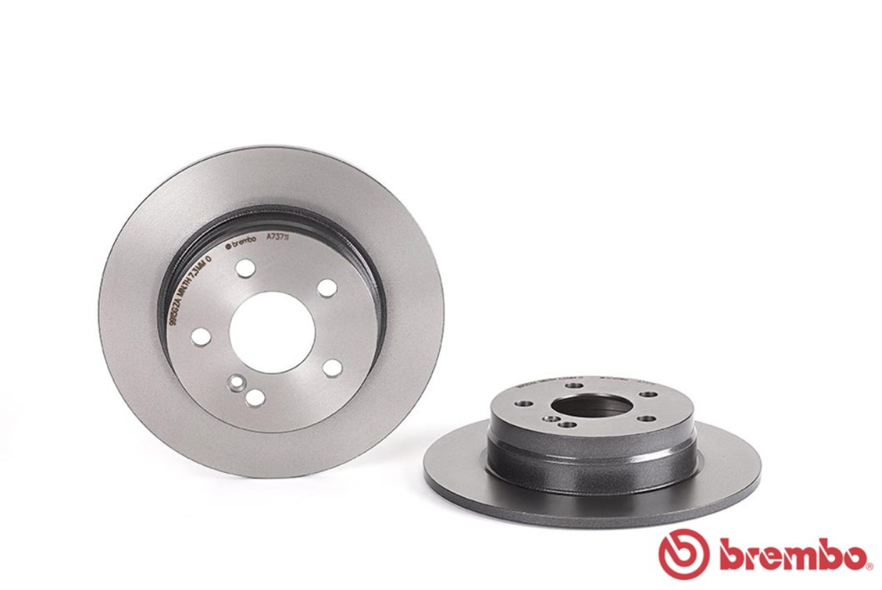 จานเบรค Mercedes-Benz W204 C180 200 (คู่หลัง) ปี 2011 - 2014 / Brembo