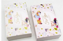 กล่องเค้ก ลาย For you ก.13.5 ซม. ส. 5 ซม. ( 20 ชิ้น/แพ็ค)