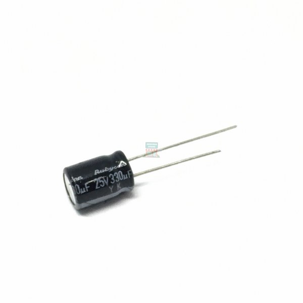 C 25V 330uF 5pcs