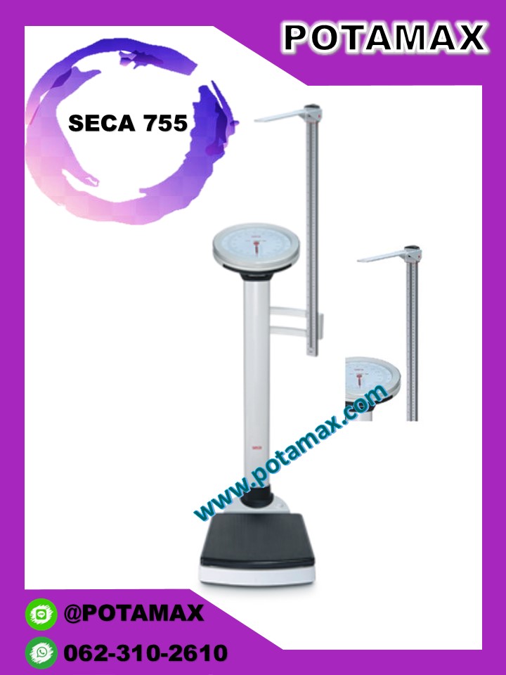 เครื่องชั่งน้ำหนักบุคคล พร้อมวัดส่วนสูง รุ่น SECA-755