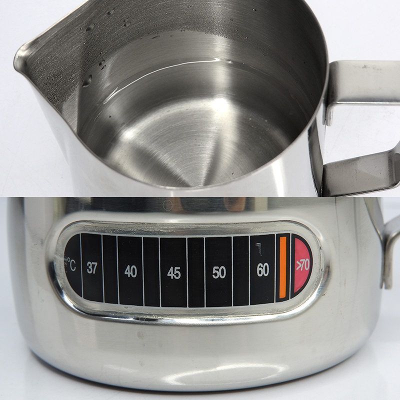 พิชเชอร์ เหยือกตีฟองนม ติดแถบวัดอุณหภูมิ 600ML 1610-678