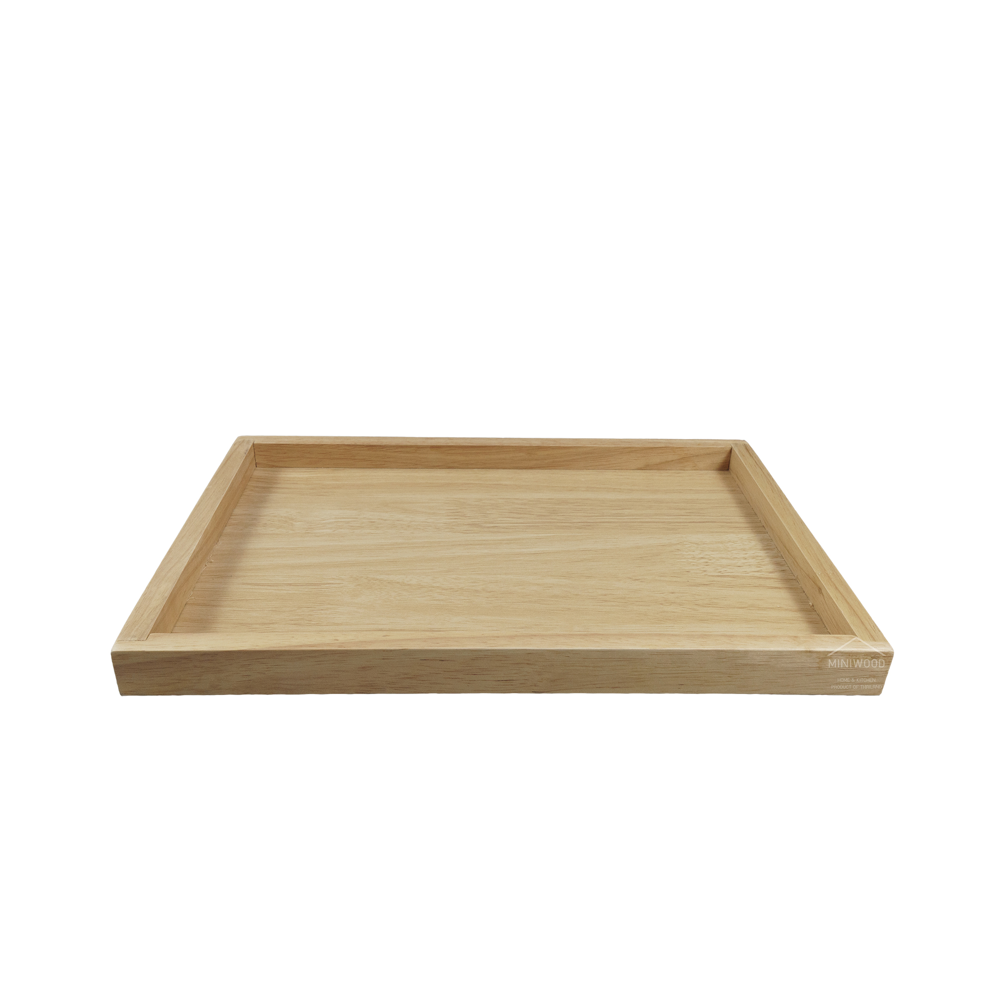 MINIWOO กระบะเล็กถาดไม้ ถาดวางของ Wooden Tray 8x12 นิ้ว