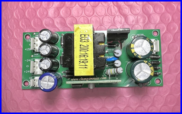 บอร์ดแปลงตู้เชื่อม ชุดไฟเลี้ยง 24V 15V