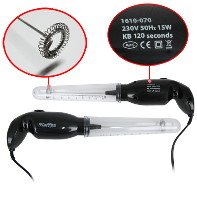 เครื่องปั่นฟองนมไฟฟ้า 15 วัตต์ สี ดำ