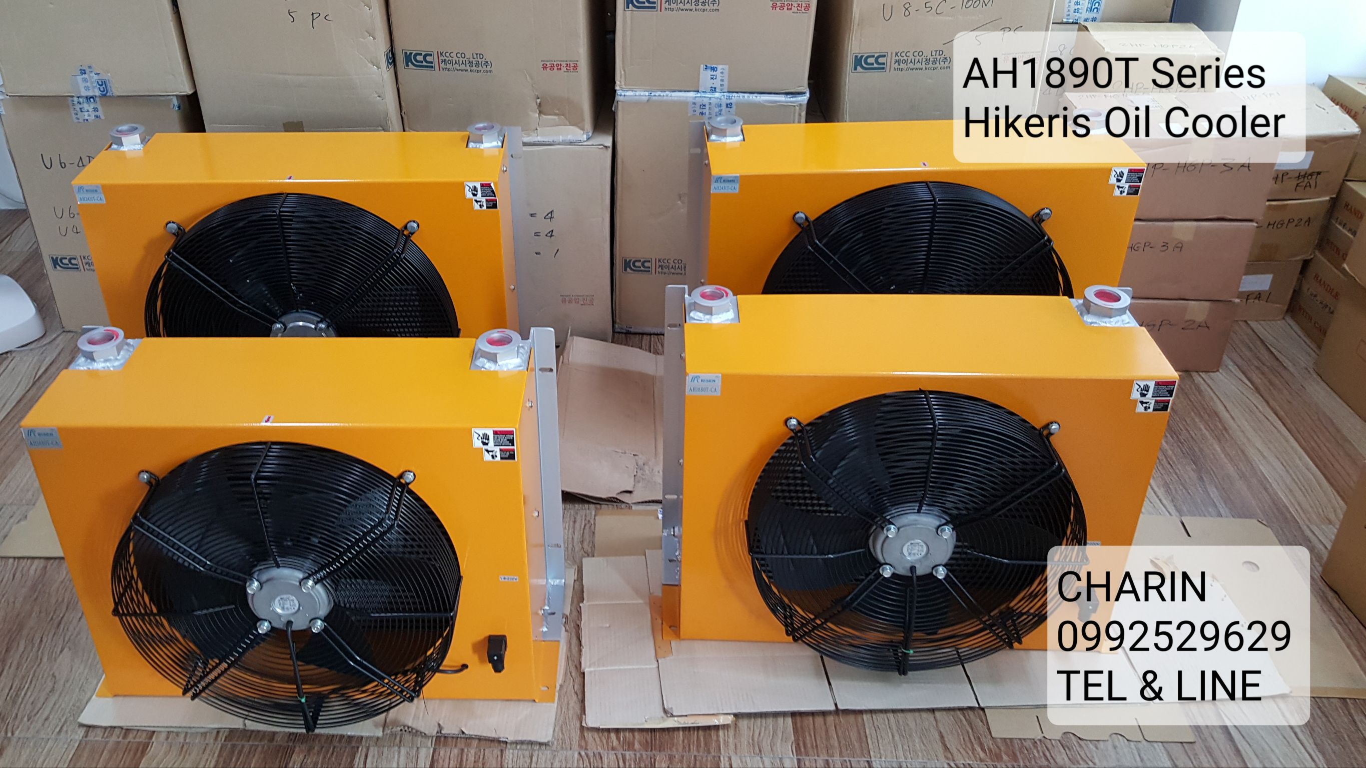 AH1890, AH1890T-CA Oil Cooler (350L) ระบายความร้อนน้ำมันไฮดรอลิค AC220V, AC380V