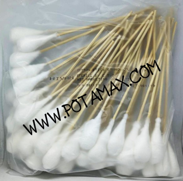 ไม้พันสำลี ยี่ห้อ HI-VAN