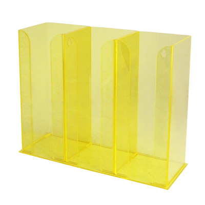 กล่องใส่แก้วเครืองดื่ม 3 ช่อง Acrylic box for keep Drink Glass 1610-149