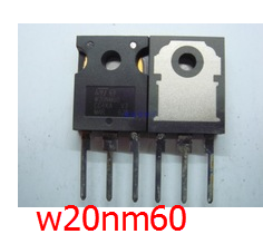 W20NM60 Mosfet 600V 20A TO-247 For LCD LG สินค้าแท้ถอดมือ 2