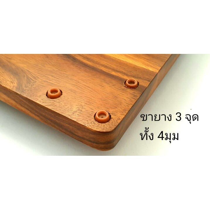 MINIWOOD เขียงไม้ใหญ่ 14"x24" เขียงไม้จามจุรีไม้แท้ Wooden cutting board FOOD GRADE