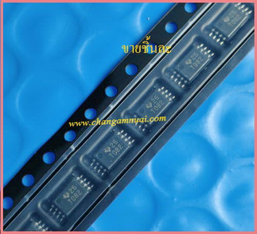 TL082C T082 ไอซี OP-Amp TSSOP-8 แปะปริ้นตัวกว้าง