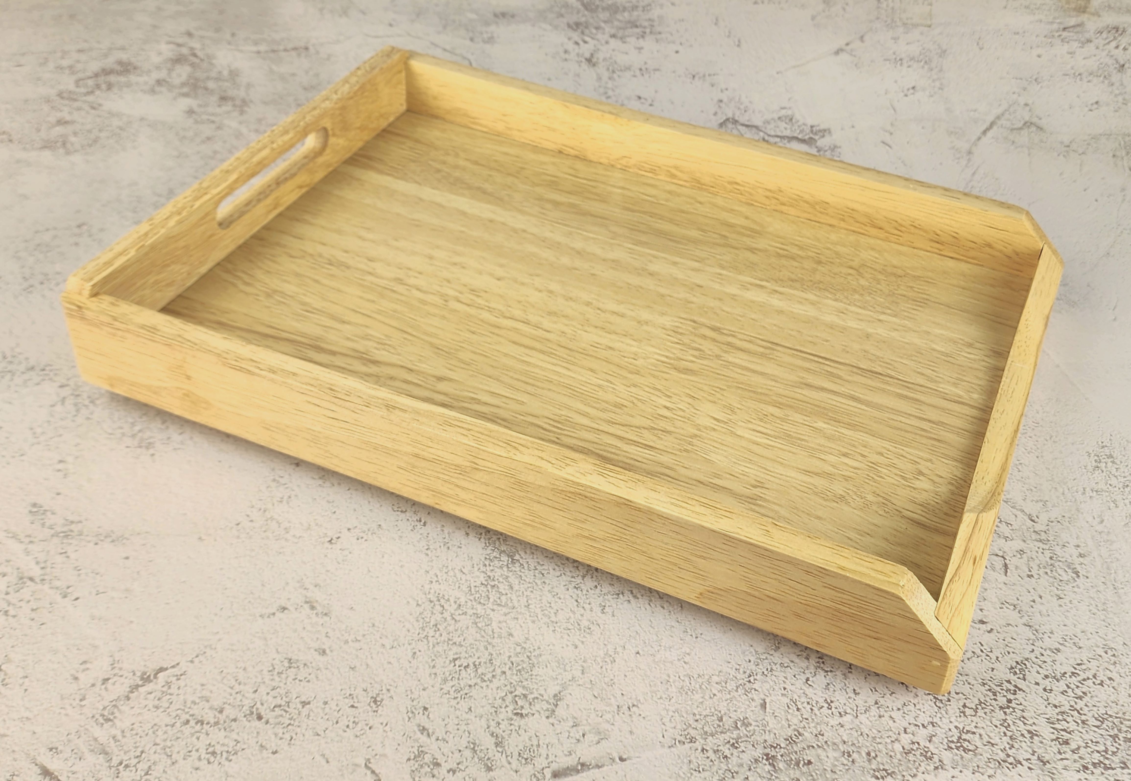 MINIWOOD ถาดเอกสาร ถาดวางกระดาษA4 ที่เก็บเอกสาร ไม้ยางพารา