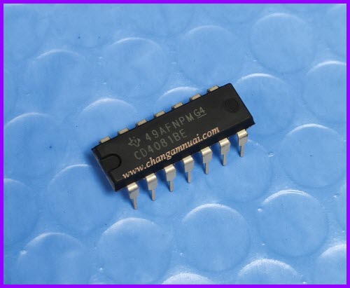 CD4081BE ไอซี Quad 2-Input Gate DIP-14