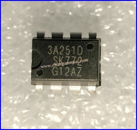 3A251 - 3A251D IC สวิตช์ซิ๊ง ไอซ๊ภาคจ่ายไฟ DIP-8 มี D กับไม่มี D แทนกันได้