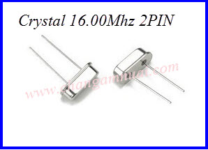 คริสตัล crystal 16.00 Mhz 2 PIN