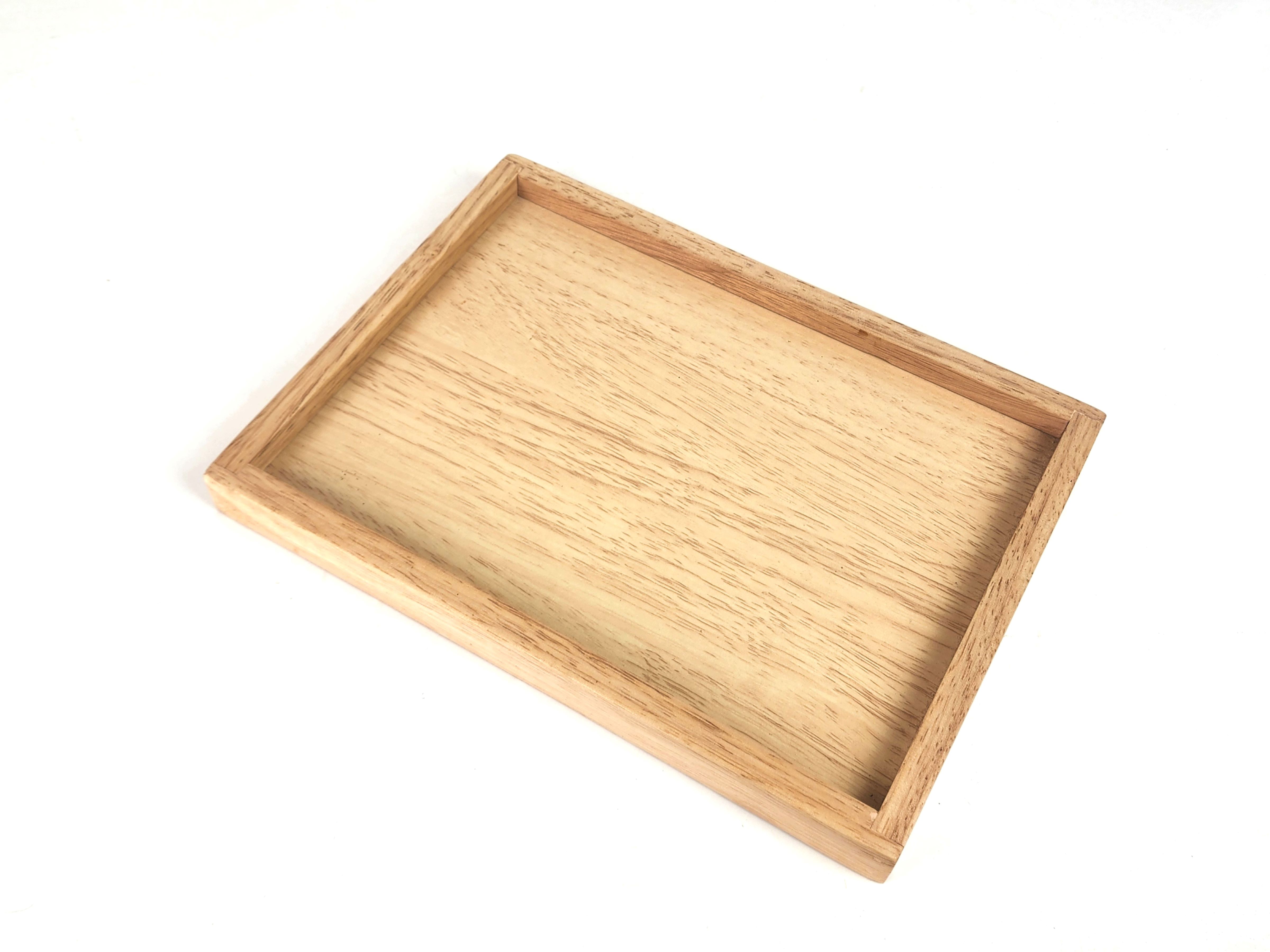 MINIWOO กระบะไม้ ถาดเสริฟ ถาดวางของ Wooden Tray