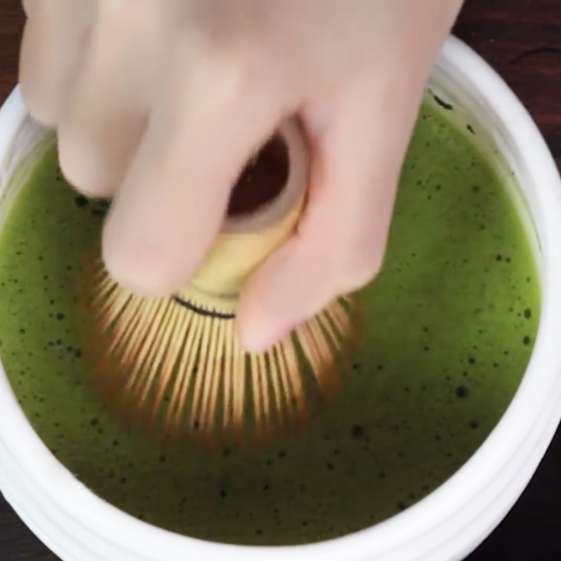 แปรงไม้ไผ่ แปรงคนมัทฉะ แปรงชงชาเขียวญี่ปุ่น มี 120 เส้น 1610-647