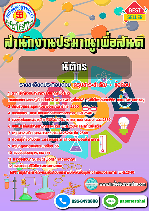 ข้อสอบ นิติกร สำนักงานปรมาณูเพื่อสันติ