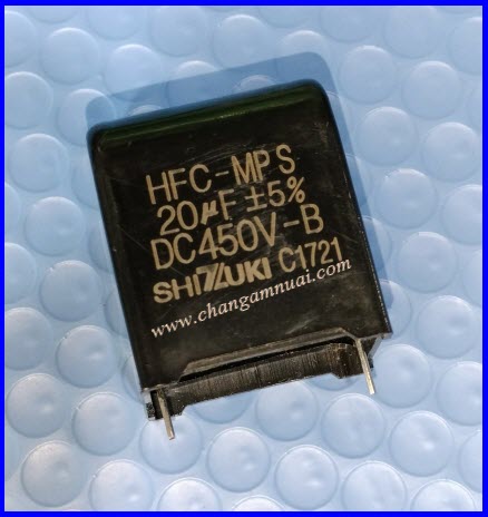HFC-MPS 450VDC 20uF คาปาซิเตอร์บอร์ดแอร์ 28 มิล