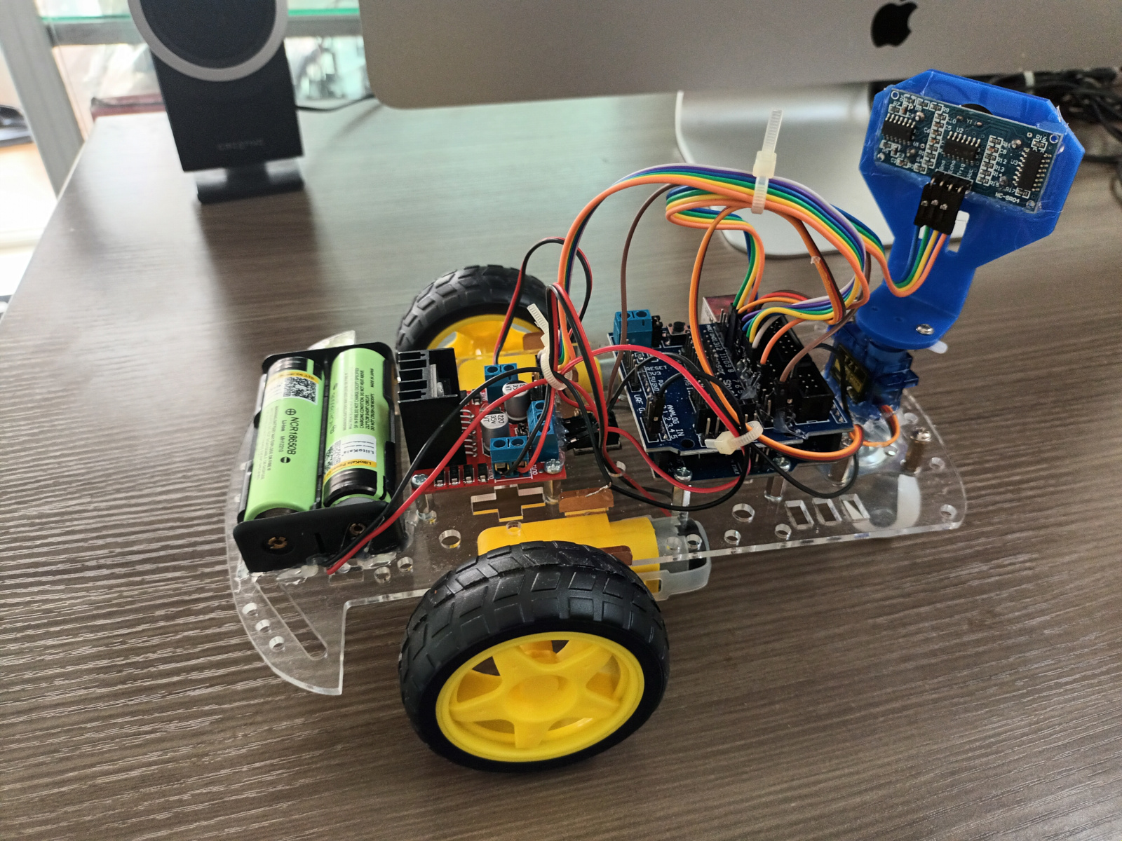 ชุดคิท หุ่นยนต์ Arduino หลบสิ่งกีดขวาง (Ultrasonic)