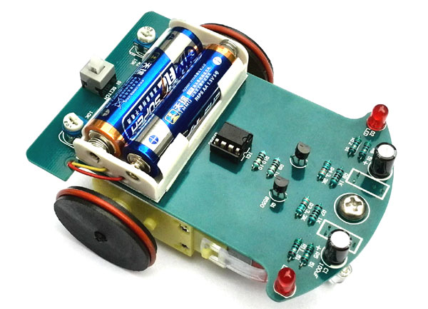 ชุดคิท หุ่นยนต์เดินตามเส้น แบบ Analog D2-1