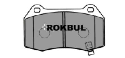 ROKBUL ผ้าเบรค หน้า CALIPER BREMBO ปี (DP1520 RA)