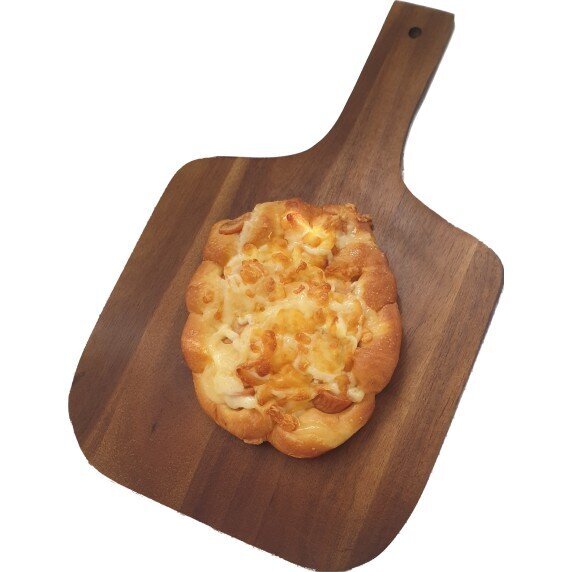 MINIWOOD เขียงพิซซ่า ถาดพิชซ่า เขียงด้ามจับ เขียงไม้