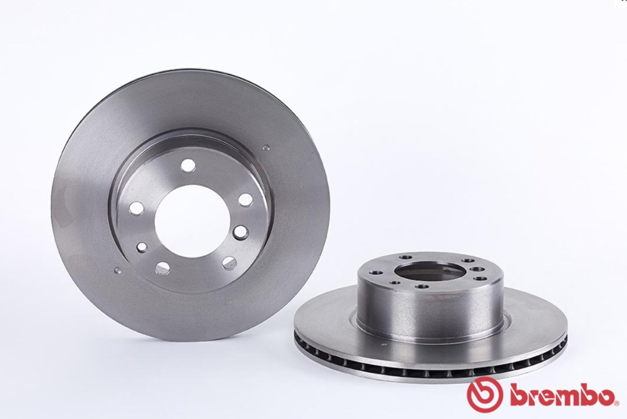 จานเบรค BMW E34 520i 525i (คู่หน้า) ปี 1987 - 1995 / Brembo