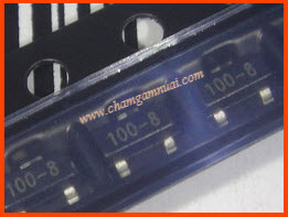 MCR100-8 600V 0.8A SOT-23 SCR ชนิดแปะปริ้น แพ็คละ10ตัว ใช้แทน MCR100-6