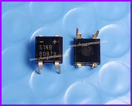 S1NB80 ไดโอดบริดจ์ 800V 1A DIP-4 สินค้าชิ้นละ