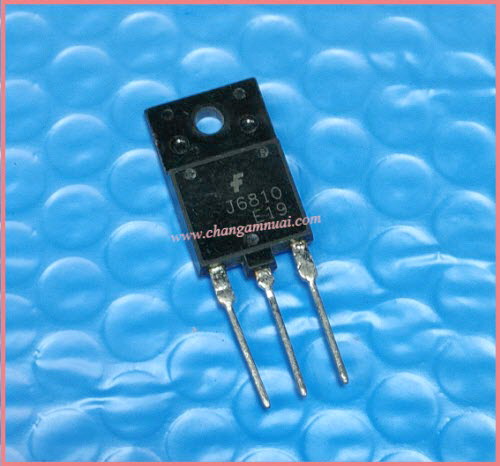 J6810 TR ภาคจ่ายไฟ HOR 1550V 10A TO-247 เกรด A ไม่มีแดมป์ แท้ถอดทำขาใหม่