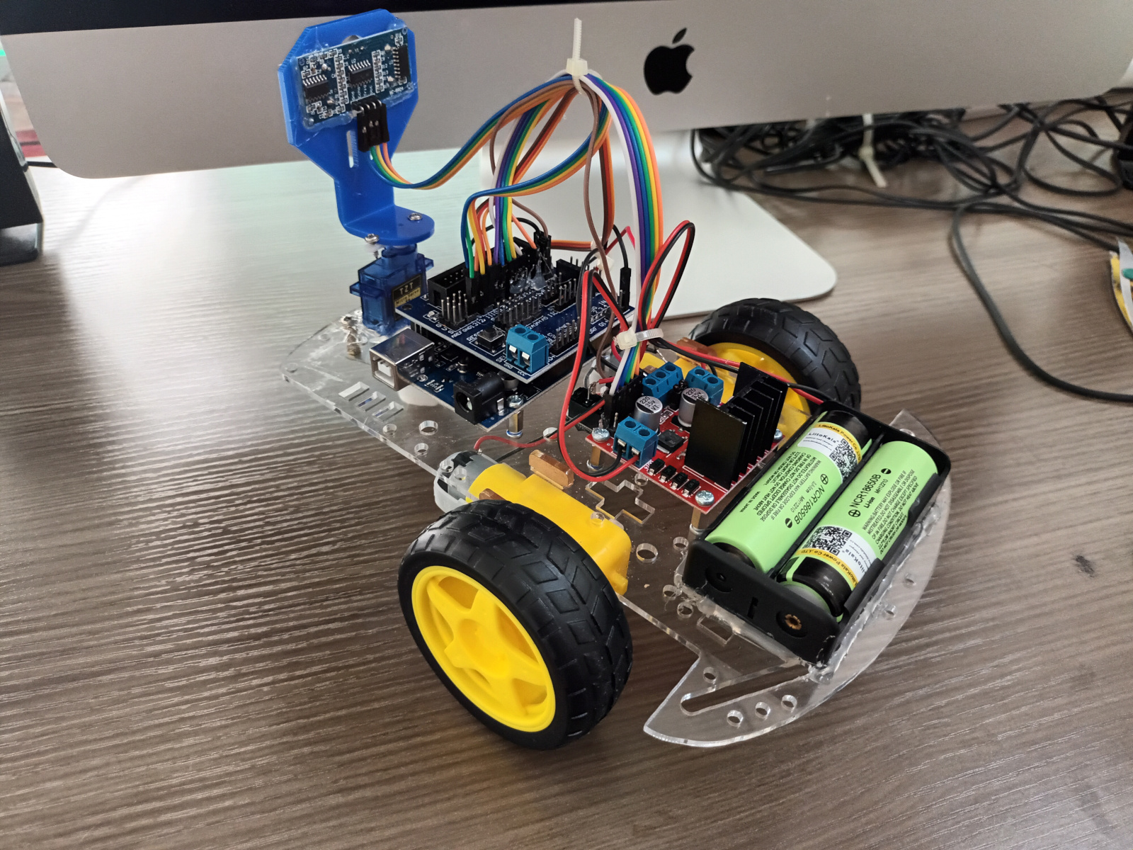 ชุดคิท หุ่นยนต์ Arduino หลบสิ่งกีดขวาง (Ultrasonic)