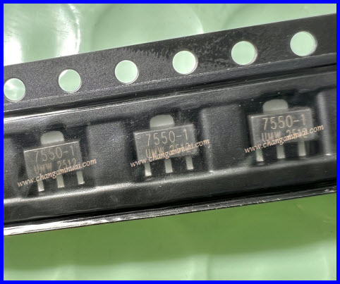 HT7550-1 ไอซีRegulator 5V 0.1A SOT-89 สินค้าชิ้นละ
