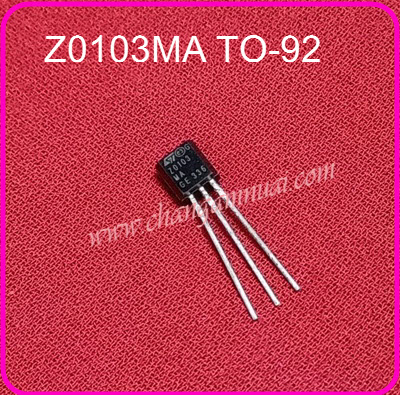 Z0103MA Triac 600 V 1A TO-92 1A600V ไตรแอค ใส่บอร์ดพัดลมฮาตาริ หรืออื่นๆ เครื่องซักผ้า