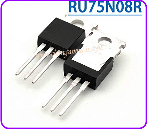 RU75N08R mosfet N 75V 80A TO-220