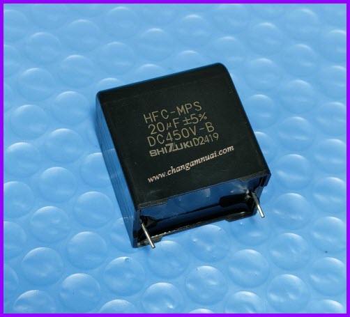 450VDC20uF HFC-MPS คาปาซิเตอร์บอร์ดแอร์ ไดกิ้น ขาห่าง 28 มิล ยี่ห้อ Shizuki แท้