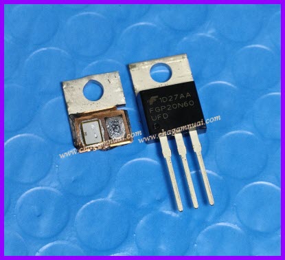 FGP20N60UFD IGBT 600V 20A TO-220 แท้