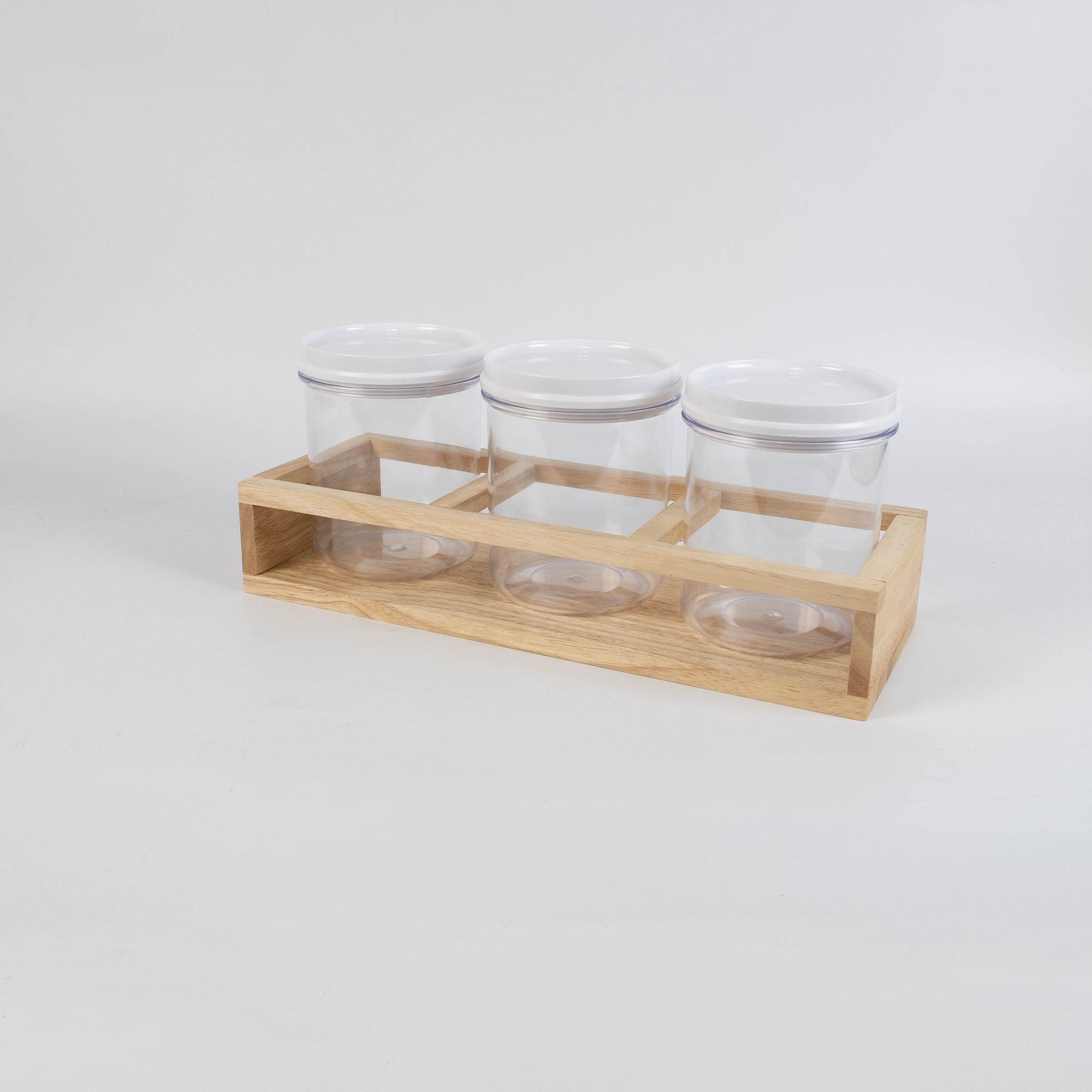 MINIWOOD ฐานวางขวด 3ใบ ที่วางโหล Mini Shelf