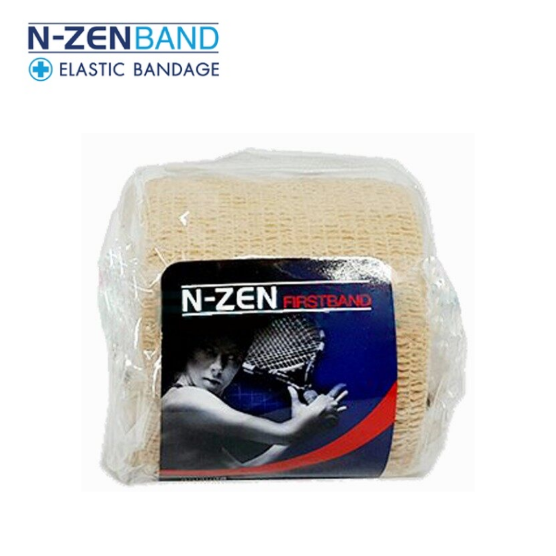 N-Zen Firstband เอ็น-เซ่น เฟิร์สแบนด์ เทปผ้าพันเคล็ด สีเนื้อ