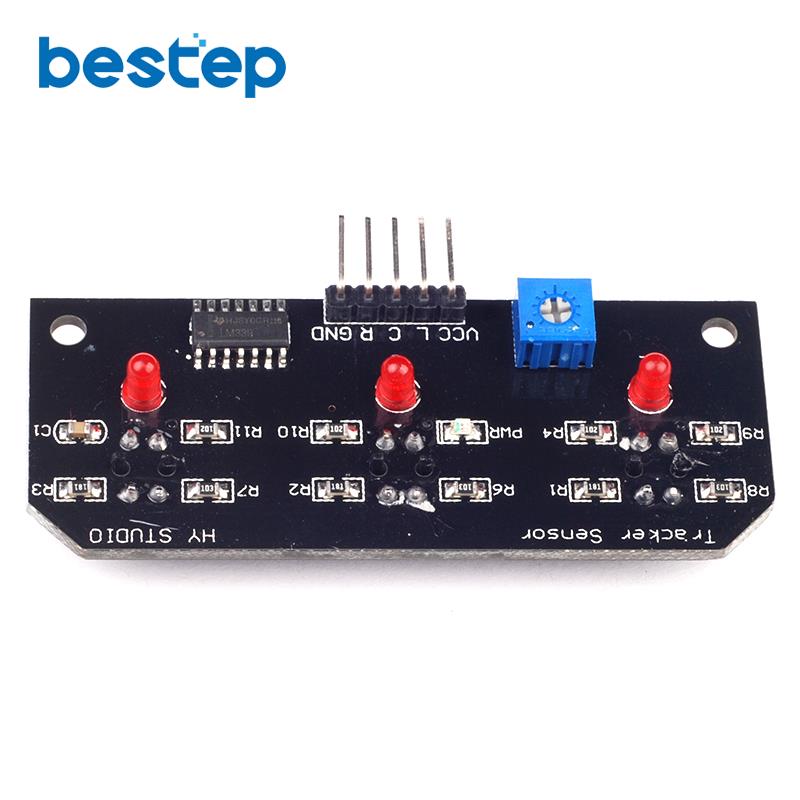 3 Road Tracing Sensor Robot